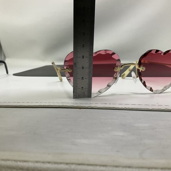 Chloe Heart Shape Sunglasses Women’s CE 150S 823 55-18-140 main image 4